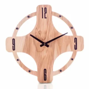 Qotb Wooden Wall Clock
